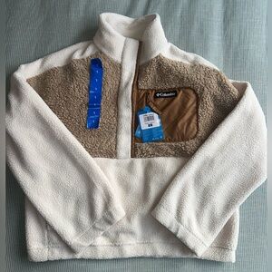 Columbia Lodge Sherpa Pull Over Jacket size L